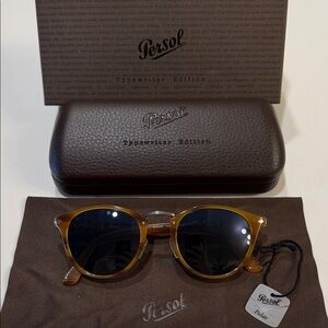 Persol Typewriter Edition Sunglasses with Brown Frames
